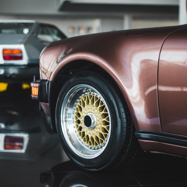 A family smiling in a car